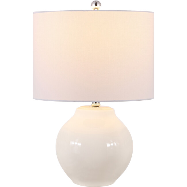 Zaid Resin Table Lamp, Cream - Lighting - 5