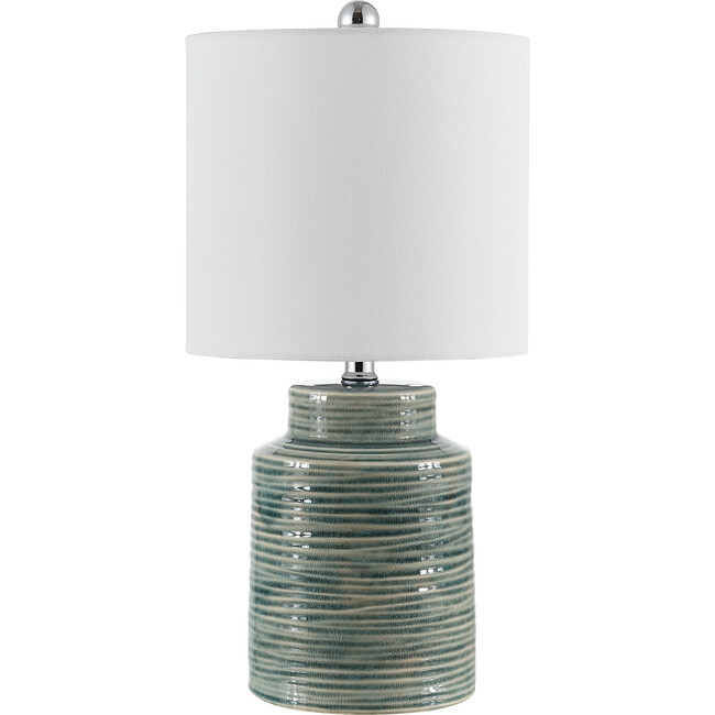 Boris Glass Table Lamp, Metallic