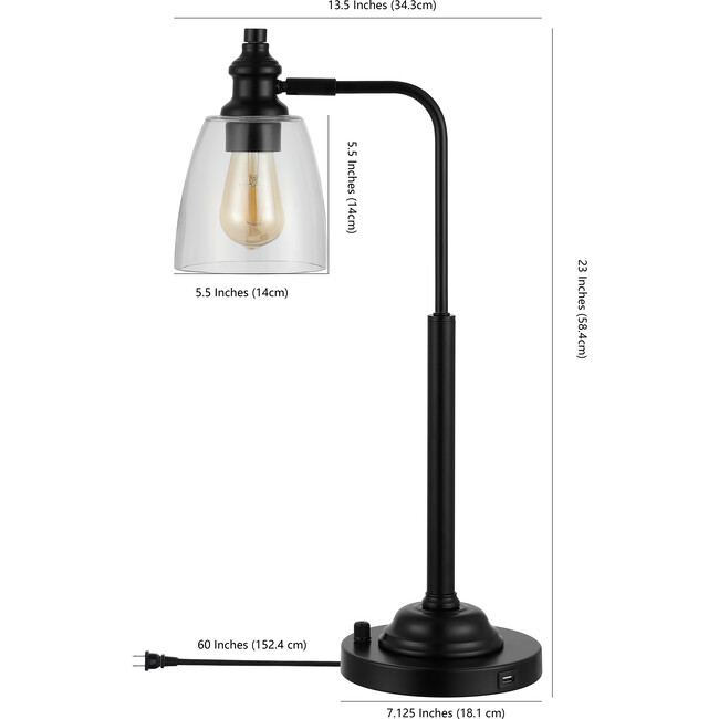Rino Iron Table Lamp, Iron - Lighting - 4