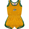 Velour Jumpsuit Golden Gator Yellow - Rompers - 1 - thumbnail