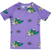 Swim Top Golden Gator Purple - Rash Guards - 1 - thumbnail