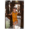 Velour Jumpsuit Golden Gator Yellow - Rompers - 2