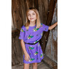 T-Shirt Dress Golden Gator Purple - Dresses - 2