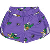 Retro Shorts Golden Gator Purple - Shorts - 1 - thumbnail