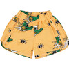 Retro Shorts Golden Gator Yellow - Shorts - 1 - thumbnail