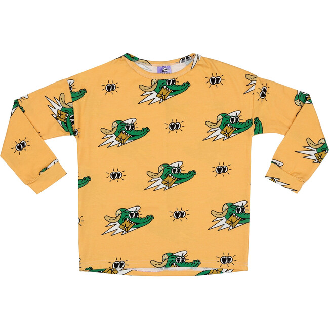 Long Sleeve T-Shirt Golden Gator Yellow - Tees - 1