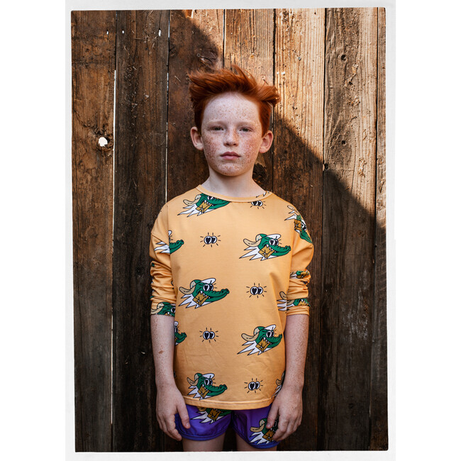 Long Sleeve T-Shirt Golden Gator Yellow - Tees - 3
