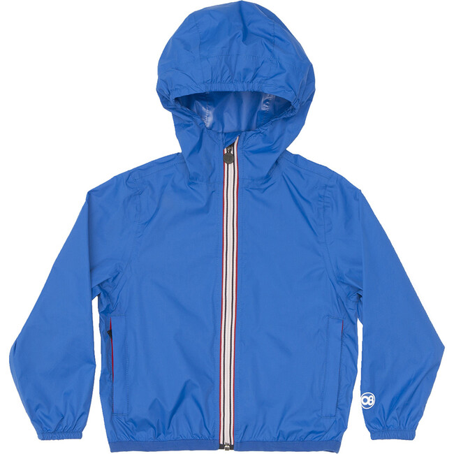 Sam Packable Rain Jacket, Royal Blue - Raincoats - 1 - zoom