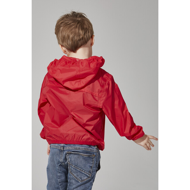 Sam Packable Rain Jacket, Red - Raincoats - 3