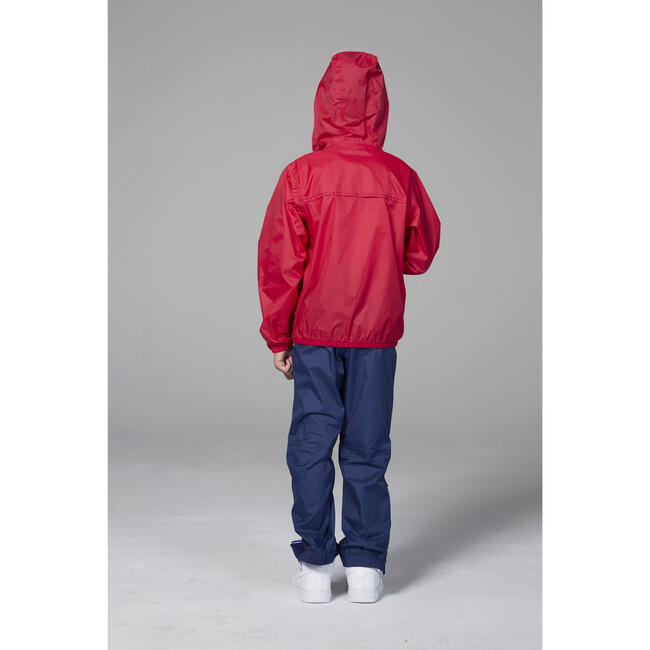 Sam Packable Rain Jacket, Red - Raincoats - 4