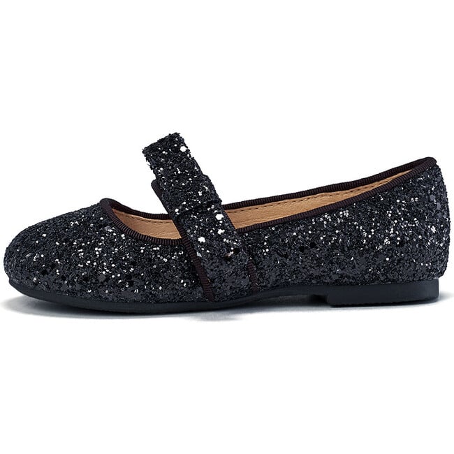 black glitter mary janes