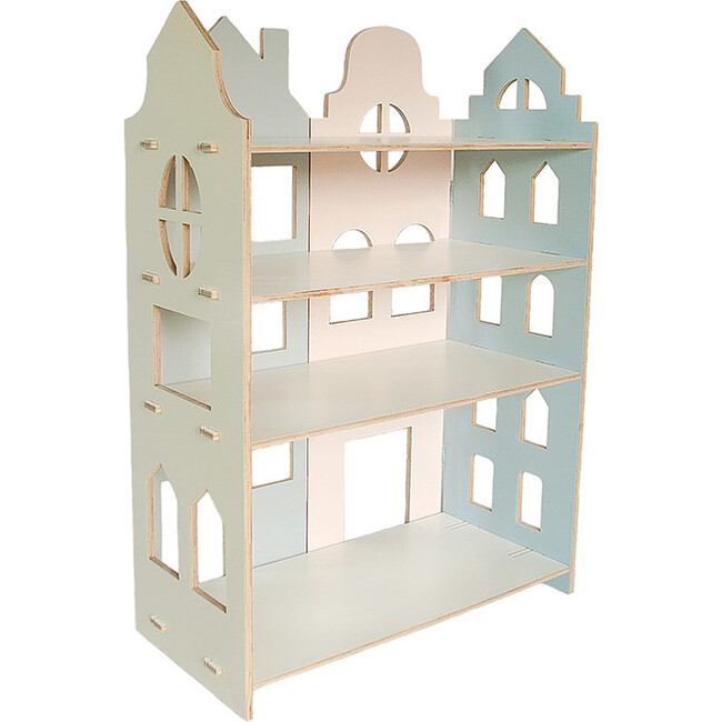 My Mini Dollhouse, Vanilla/Grey/Pink/Blue - Dollhouses - 4
