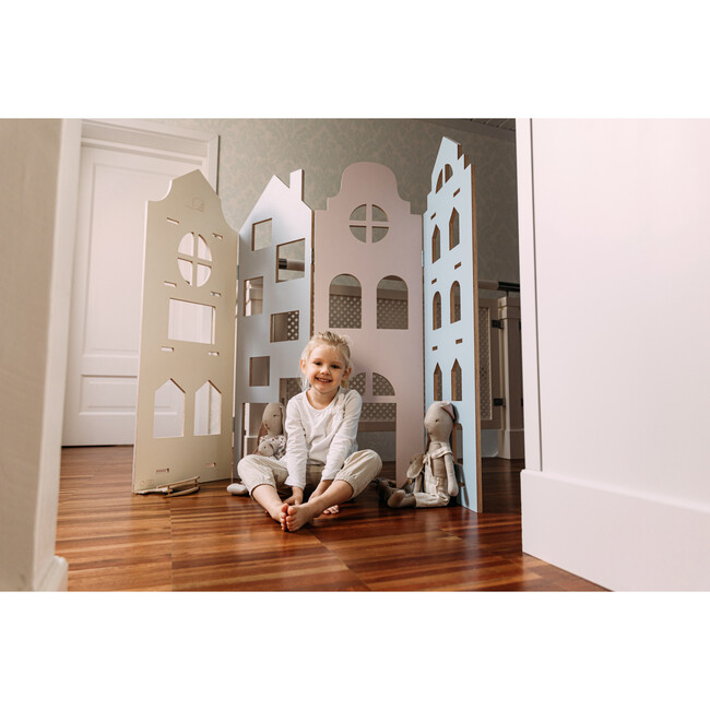 My Mini Dollhouse, Vanilla/Grey/Pink/Blue - Dollhouses - 8