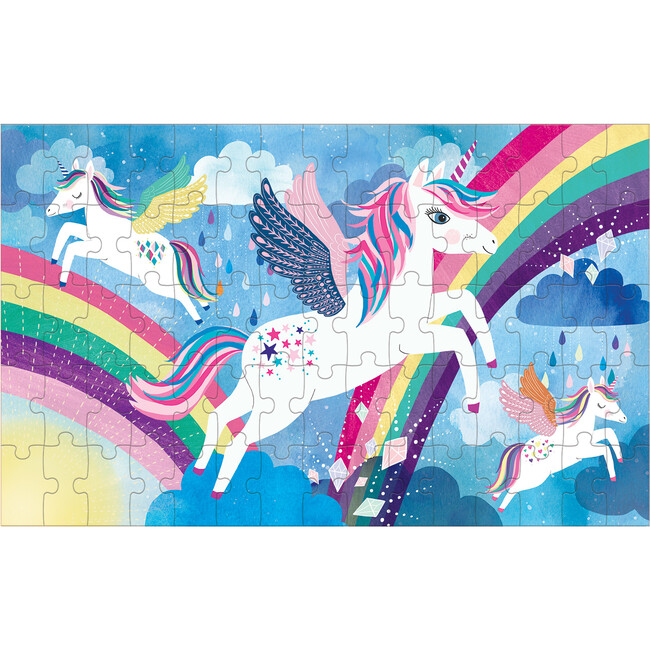 Unicorn Magic 75 piece Lenticular Puzzle - Puzzles - 5