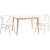 Crescent Chairs Pair, White - Kids Seating - 2