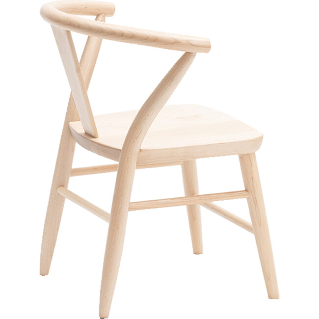 Crescent Chairs Pair, Natural - Kids Seating - 3