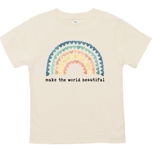 Make The World Beautiful Unbleached Toddler Tee