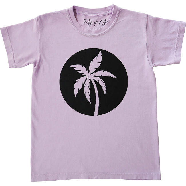 Palm T-Shirt, Lavender Sky