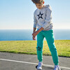 Star Joggers, Electric Green - Sweatpants - 4