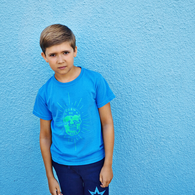 Rockstar T-shirt, Ocean Blue - Tees - 2