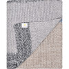 Vena Throw Blanket, Pink/Grey - Throws - 1 - thumbnail