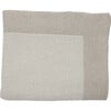 Eka Stipple Throw Blanket, Beige - Throws - 1 - thumbnail