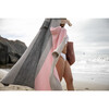 Vena Throw Blanket, Pink/Grey - Throws - 3