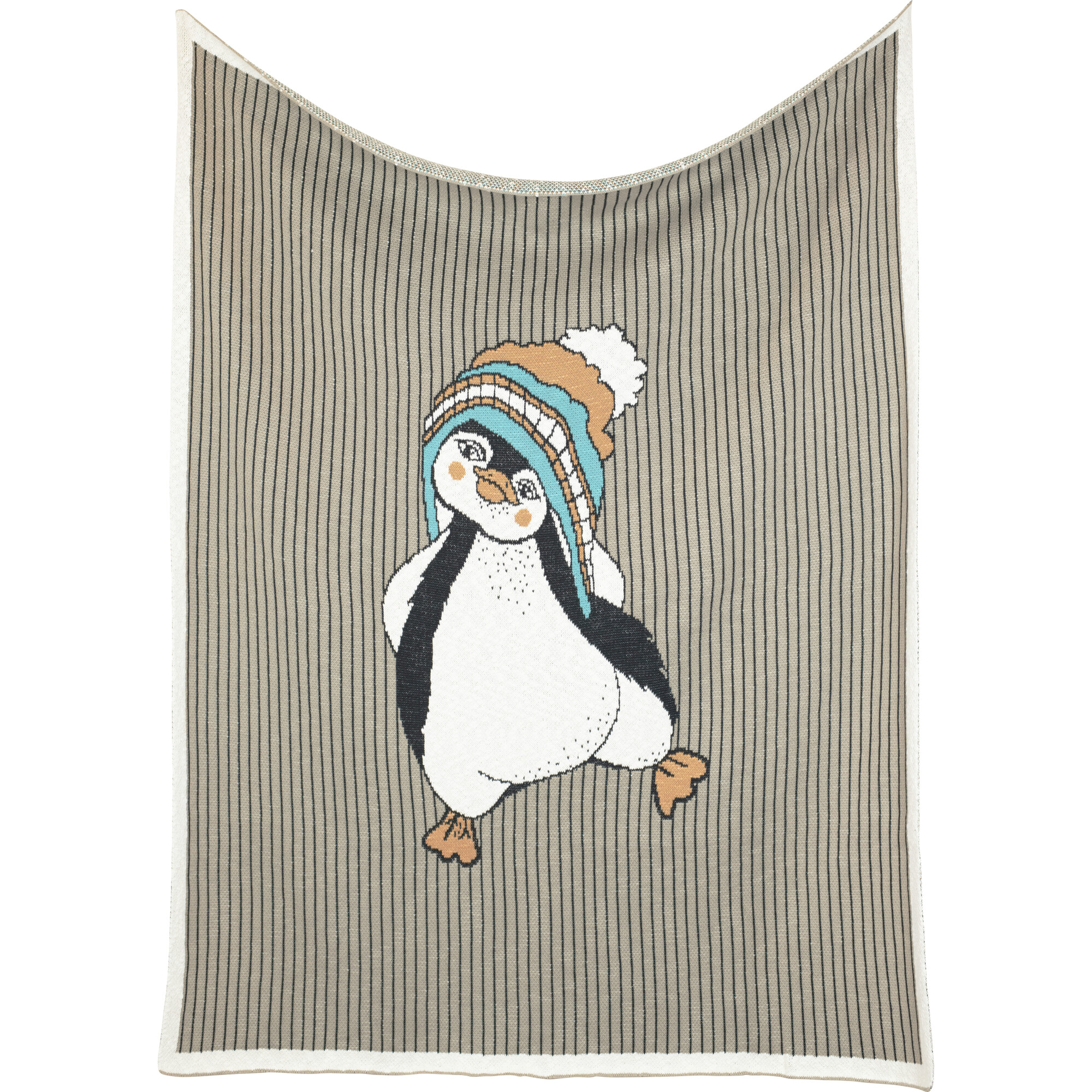 Dancing Penguin Blanket, Multi - Blankets - 1