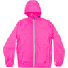 Sam Packable Rain Jacket, Pink Fluo - Raincoats - 1 - thumbnail