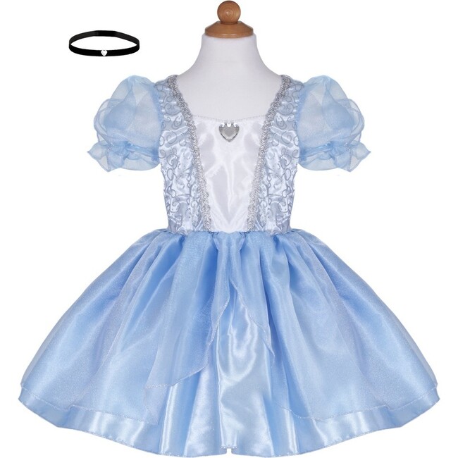 Cinderella Tea Party Dress & Choker Necklace Set - Costume Accessories - 1