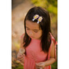 Double Daisy Alligator Clips, Light Pink and White - Hair Accessories - 3