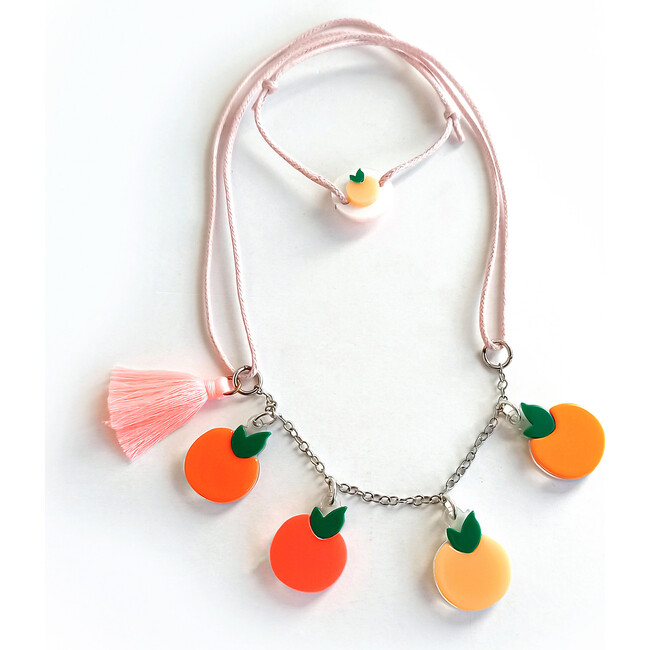 Multi Orange Necklace - Necklaces - 1