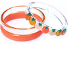Multi Orange Bangles - Bracelets - 1 - thumbnail