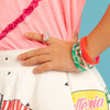 Multi Watermelon Pink Green Bangles - Bracelets - 2