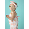 Muslin Romper with Bow Back, Peach - Onesies - 3