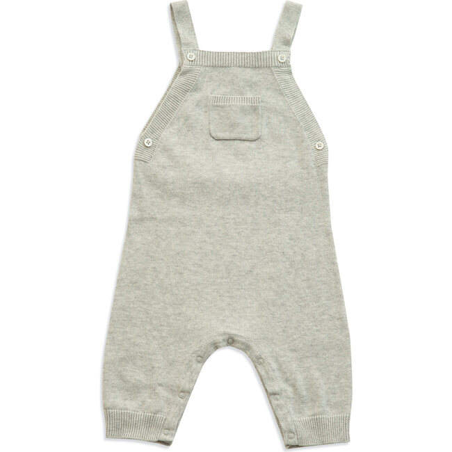 Knit Overall, Light Grey Heather