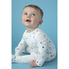 Moon & Stars Zipper Footie, Blue - Onesies - 2