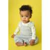 Knit Overall, Light Grey Heather - Overalls - 3