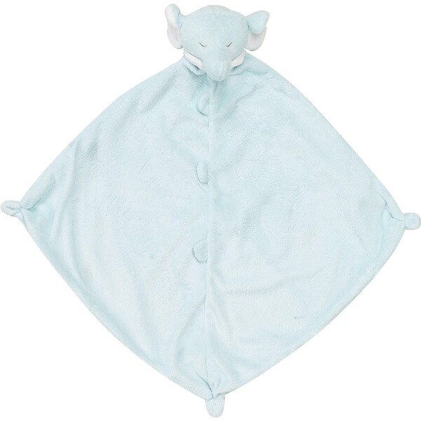 Elephant Blankie, Blue - Angel Dear Blankets & Quilts | Maisonette