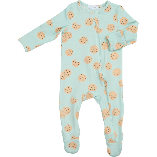 Zipper Footie, Cookies - Rompers - 1