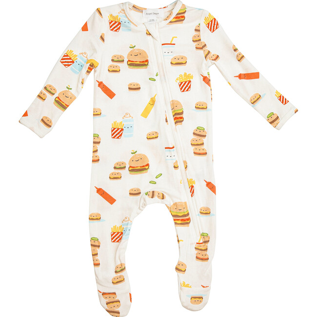 Zipper Footie, Burger Joint - Rompers - 1