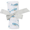 Swaddle Blanket, Whale Pod - Blankets - 3