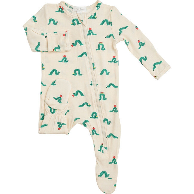 Zipper Footie, Inchworm - Rompers - 3