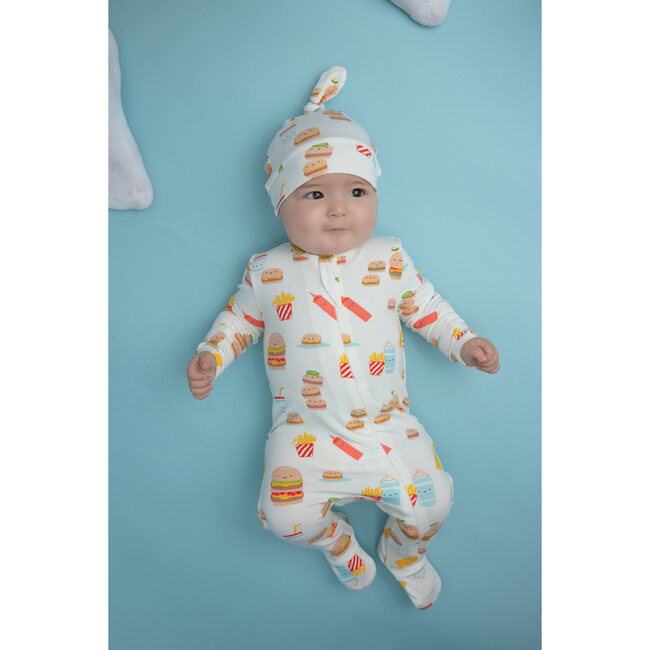 Zipper Footie, Burger Joint - Rompers - 2