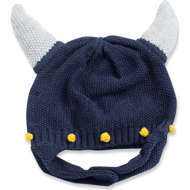 Viking Helmet Hat, Navy - Hats - 1