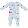 Zipper Footie, Sweet Ride - Rompers - 1 - thumbnail
