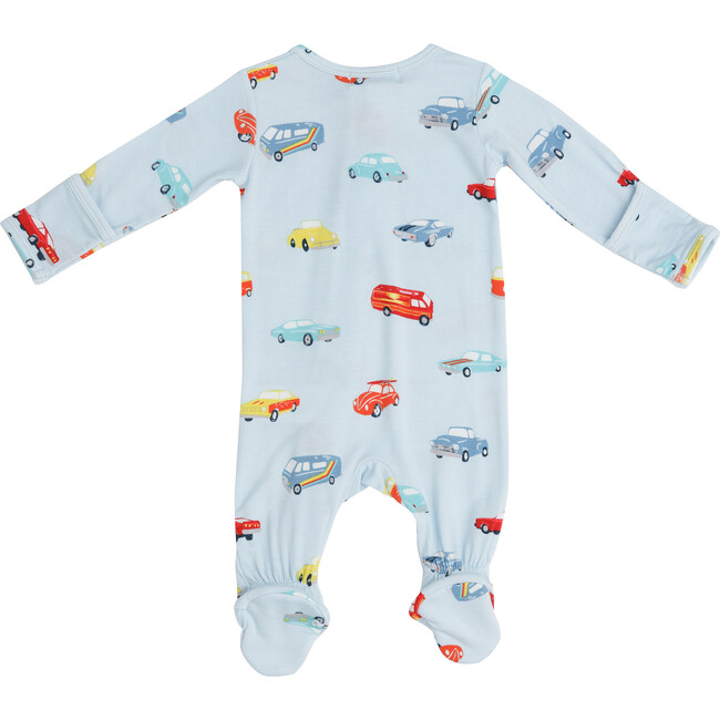 Zipper Footie, Sweet Ride - Rompers - 3