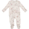 Zipper Footie, Pink Llama - Rompers - 3