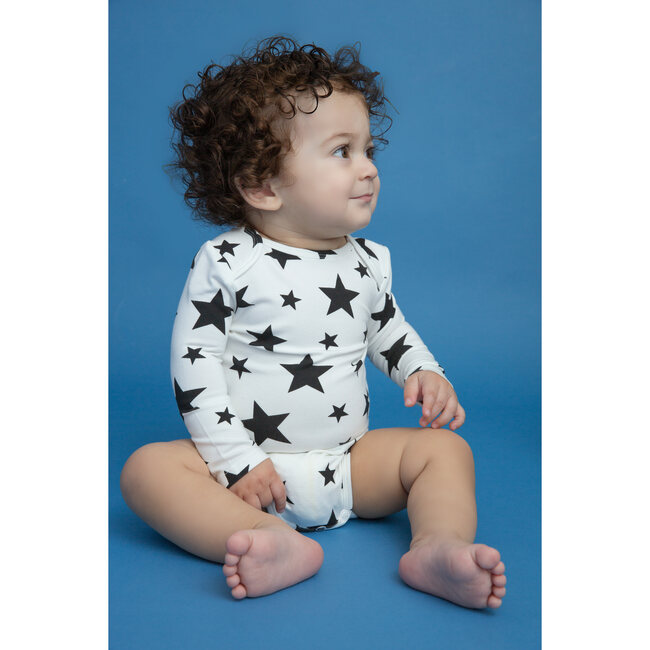 Angel Dear Mini Tractor Lap Bodysuit with Overalls