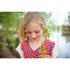 Hanalei Dress Girls, Red/Yellow/Blue - Dresses - 2